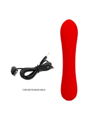 Prescott Wiederaufladbarer Vibrator Rot von Pretty Love Smart