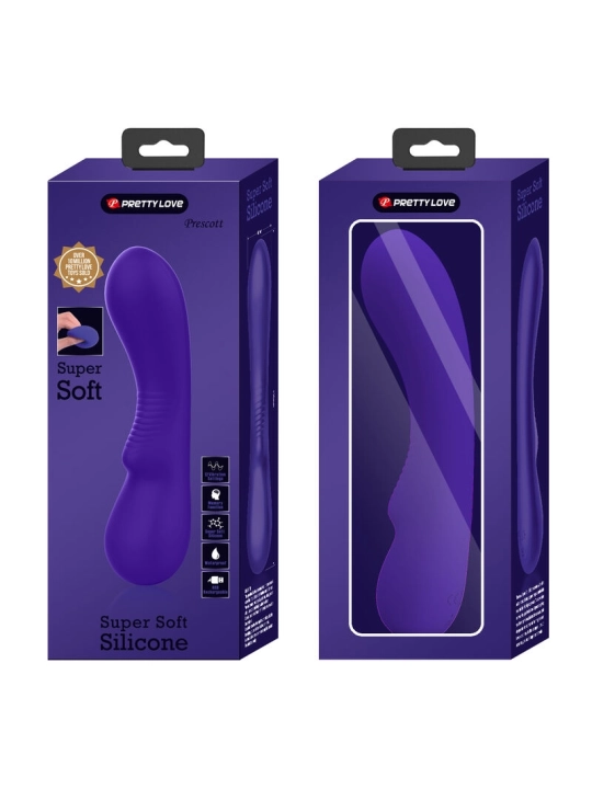 Prescott Wiederaufladbarer Vibrator Lila von Pretty Love Smart