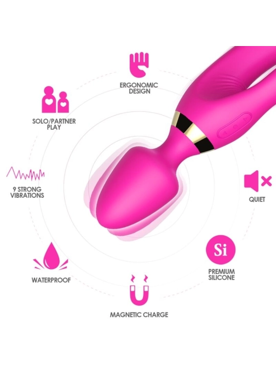 Massager & Vibrator Rabbit Fuchsia von Armony Massagers