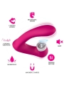 Secretkiss Leckt Vibrierenden Clit und Vibrator in Gebogenem Fuchsia von Armony Stimulators