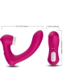 Secretkiss Leckt Vibrierenden Clit und Vibrator in Gebogenem Fuchsia von Armony Stimulators