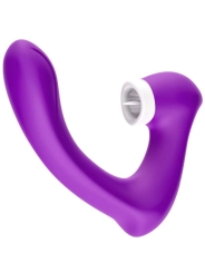 Secretkiss Leckt Vibrierenden Clit und Vibrator, Gebogen Lila von Armony Stimulators