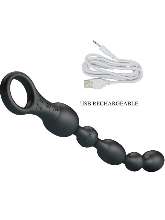 Van Anal Silikon Balls 10 Vibrationen wiederaufladbares von Pretty Love