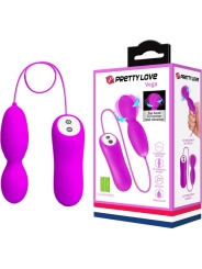 Vega Rotations- und Vibrationsmassager 12 Fuchsia-Funktionen von Pretty Love