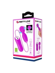 Vega Rotations- und Vibrationsmassager 12 Fuchsia-Funktionen von Pretty Love