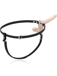 Flesh Up Vibrator mit Doppelpenetration von Fetish Submissive Harness