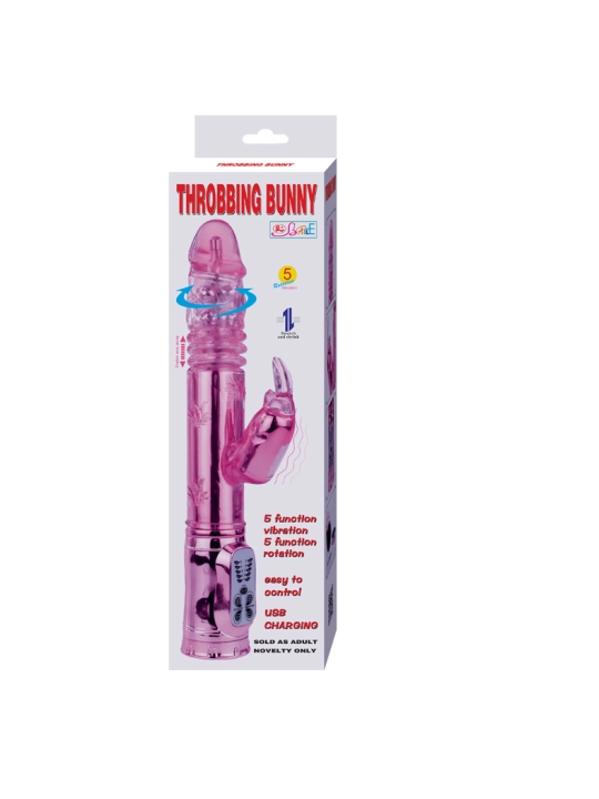 Pochender Bunny Pink Rampant Rotator von Baile Rotations