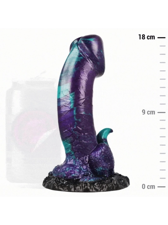 Basilisk Dildo Doppelt Schuppig Vergnügen, Kleine Grösse von Epic