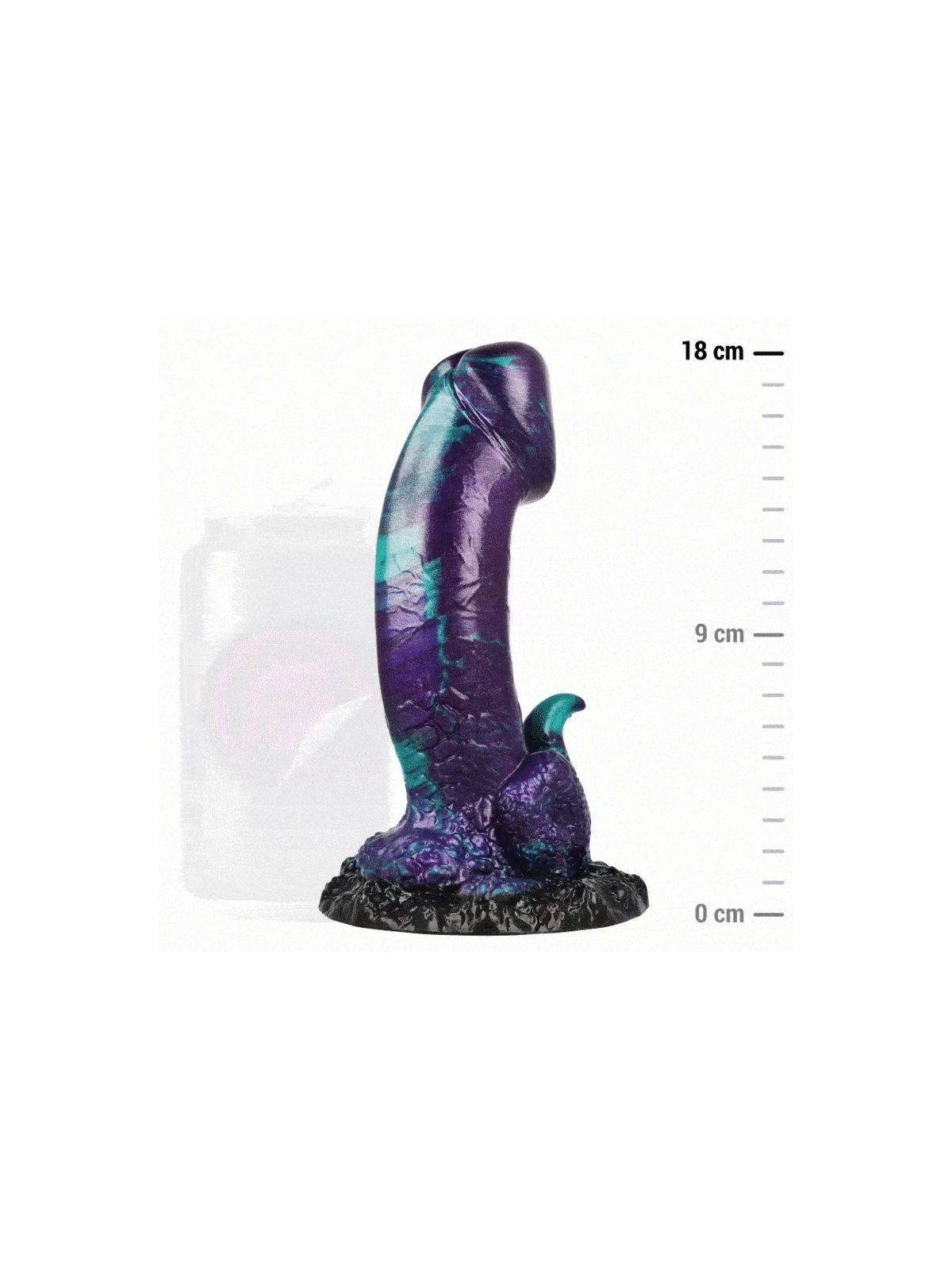 Basilisk Dildo Doppelt Schuppig Vergnügen, Kleine Grösse von Epic