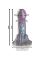 Basilisk Dildo Doppelt Schuppig Vergnügen, Kleine Grösse von Epic