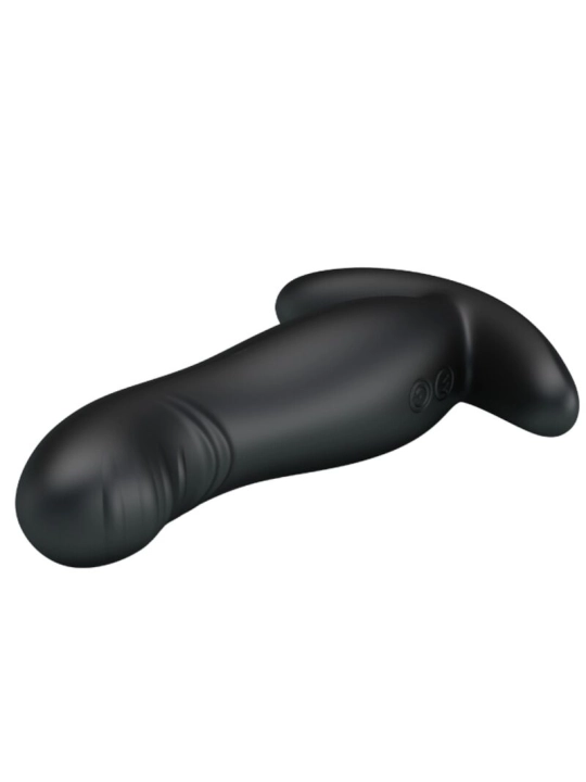 Wiederaufladbares Schwarzes Prostatamassager von Mr Play