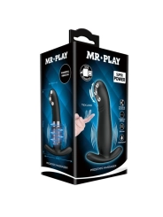 Wiederaufladbares Schwarzes Prostatamassager von Mr Play