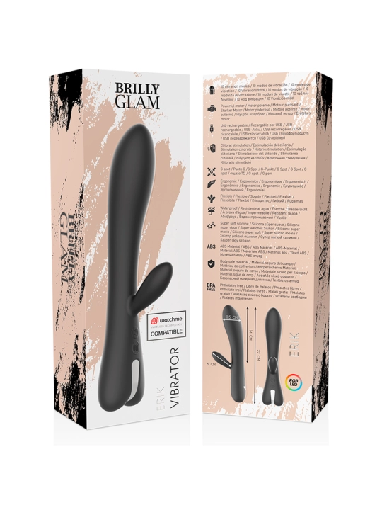 Erik Vibrator Watchme Kompatibel mit Drahtloser Technologie von Brilly Glam