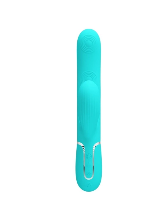 Perlita Multifunktions-3-In-1-G-Punkt-Vibrator Aqua Grün von Pretty Love Flirtation