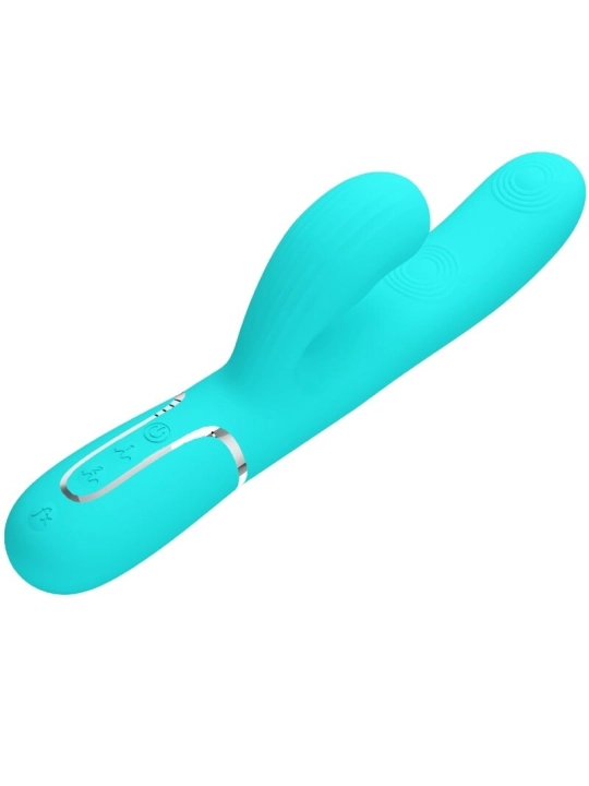 Perlita Multifunktions-3-In-1-G-Punkt-Vibrator Aqua Grün von Pretty Love Flirtation