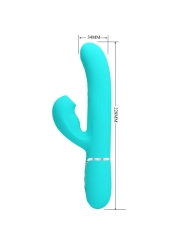 Perlita Multifunktions-3-In-1-G-Punkt-Vibrator Aqua Grün von Pretty Love Flirtation