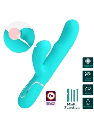 Perlita Multifunktions-3-In-1-G-Punkt-Vibrator Aqua Grün von Pretty Love Flirtation