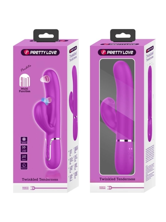 Perlita Multifunktions-3-In-1-G-Spot-Vibrator Violett von Pretty Love Flirtation