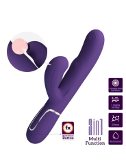 Perlita G-Spot Vibrator 3 in 1 Multifunktions-Lila von Pretty Love Flirtation