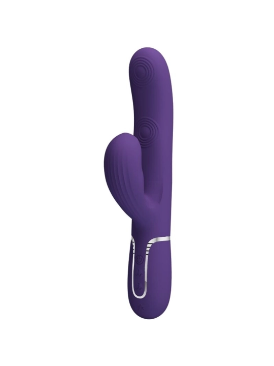 Perlita G-Spot Vibrator 3 in 1 Multifunktions-Lila von Pretty Love Flirtation