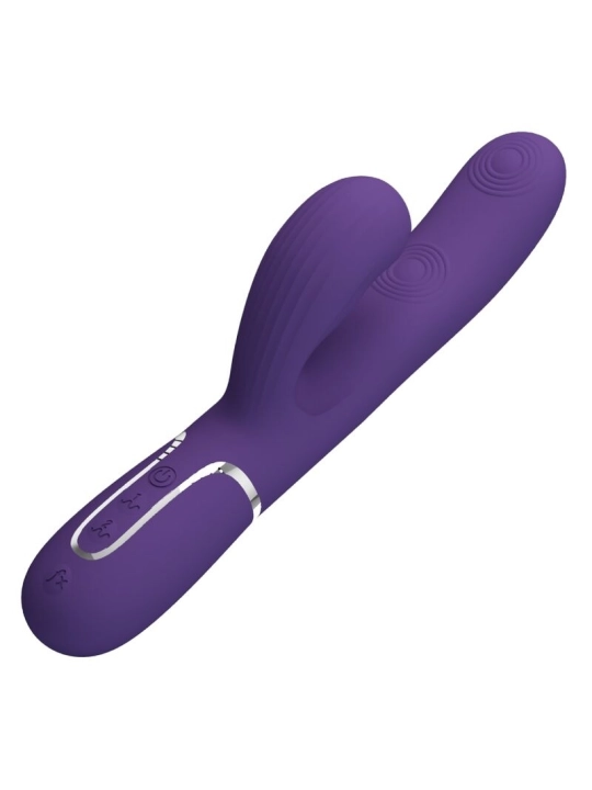 Perlita G-Spot Vibrator 3 in 1 Multifunktions-Lila von Pretty Love Flirtation