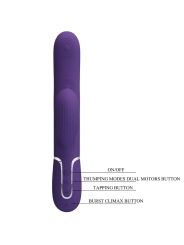 Perlita G-Spot Vibrator 3 in 1 Multifunktions-Lila von Pretty Love Flirtation