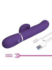 Perlita G-Spot Vibrator 3 in 1 Multifunktions-Lila von Pretty Love Flirtation