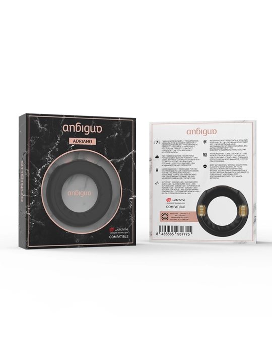 Vibrationsring Adriano, Kompatibel mit der Wireless-Technologie von Watchme von Anbiguo