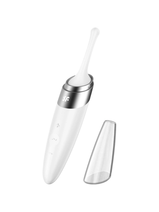 Twirling Delight Clit Tip Vibrator Weiss von Satisfyer Vibrator