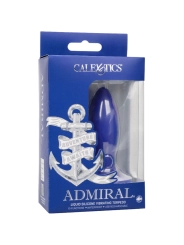 Admiral Torpedo Anal Plug Vibrator Blau von Calexotics