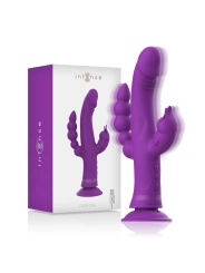 Casanova Rabbit Silikonvibrator Dreifachmotor Lila von Intense Fun