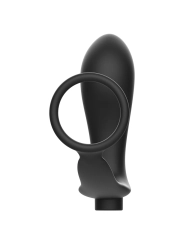 Penisring mit Fernbedienbares Analplug Schwarz Wiederaufladbar von Addicted Toys