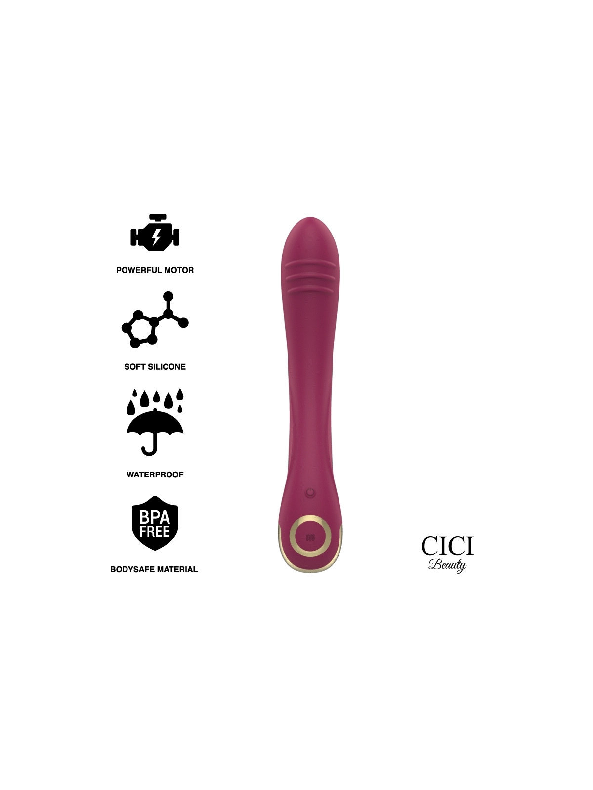 Premium-Silikon-G-Spot-Vibrator von Cici Beauty