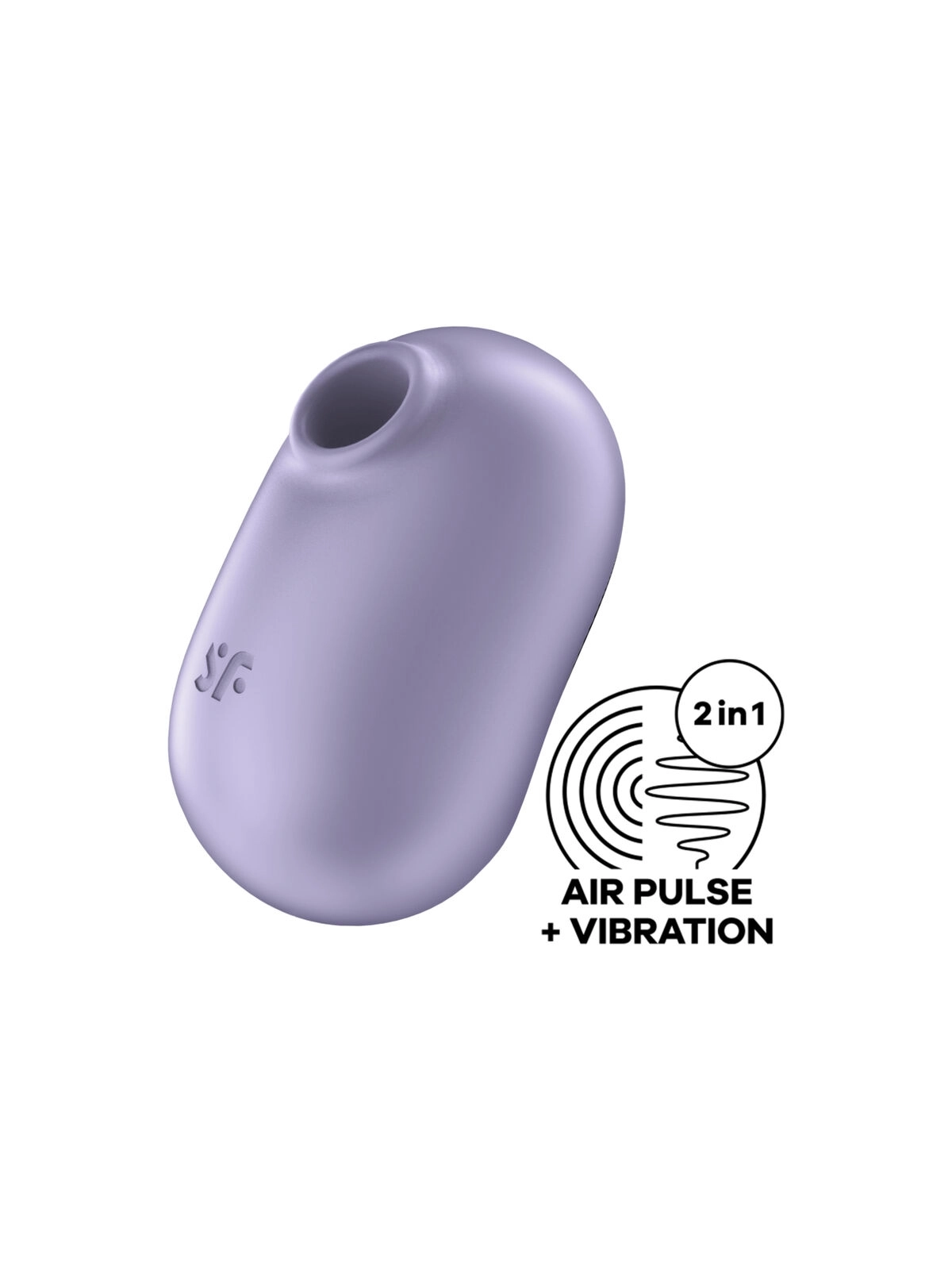 Pro To Go 2 Doppelter Luftpulsstimulator & Vibrator Violett von Satisfyer Air Pulse