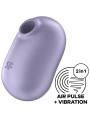 Pro To Go 2 Doppelter Luftpulsstimulator & Vibrator Violett von Satisfyer Air Pulse