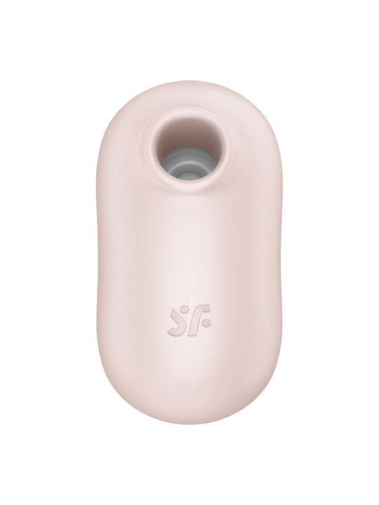 Pro To Go 2 Doppelter Luftpulsstimulator & Vibrator Beige von Satisfyer Air Pulse