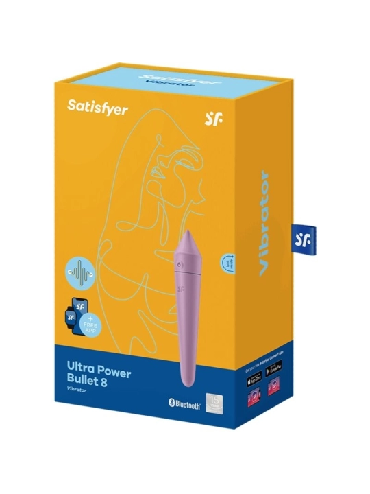 Ultra Power Bullet 8 Lila von Satisfyer Connect