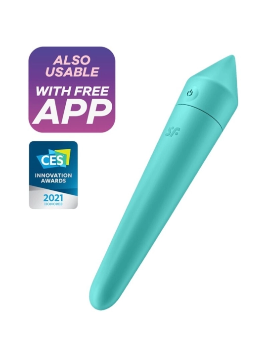 Ultra Power Bullet 8 Türkis von Satisfyer Connect