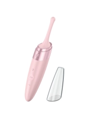 Twirling Delight Clit Tip Vibrator Rosa von Satisfyer Vibrator