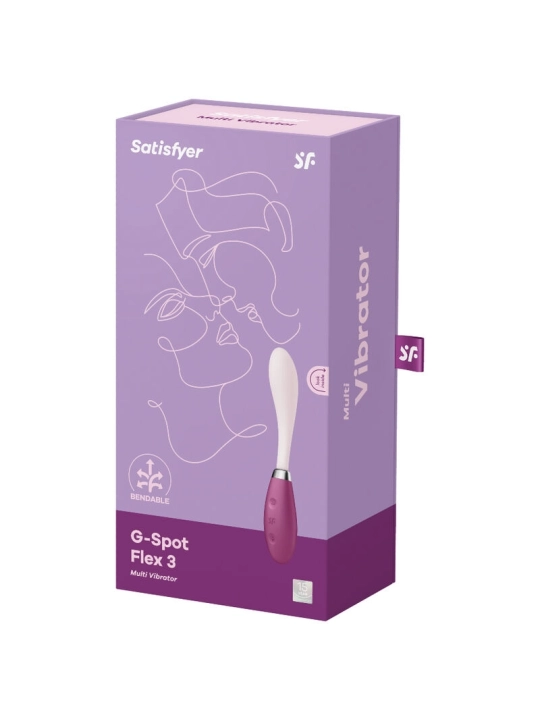 G-Spot Flex 3 Multi Vibrator Rot von Satisfyer Vibrator