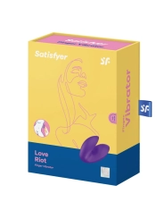 Love Riot Fingervibrator Lila von Satisfyer Vibrator