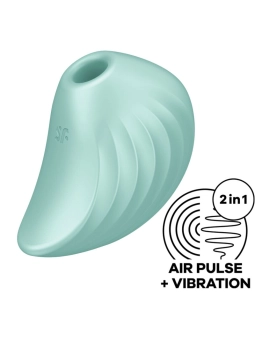 Pearl Diver Air Pulse Stimulator & Vibrator Grün von Satisfyer Air Pulse