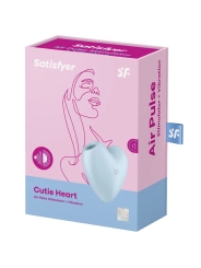 Cutie Heart Air Pulse Stimulator & Vibrator Blau von Satisfyer Air Pulse