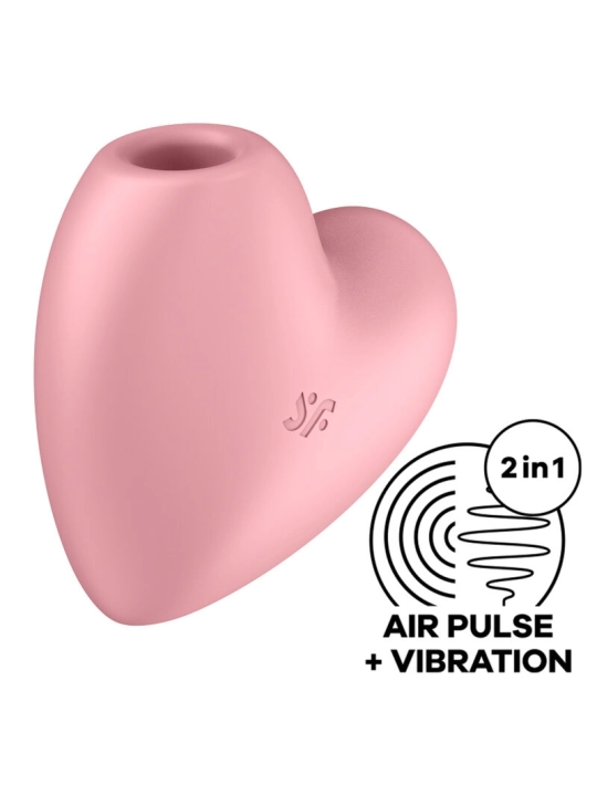 Cutie Herzstimulator & Vibrator - Pink von Satisfyer Air Pulse