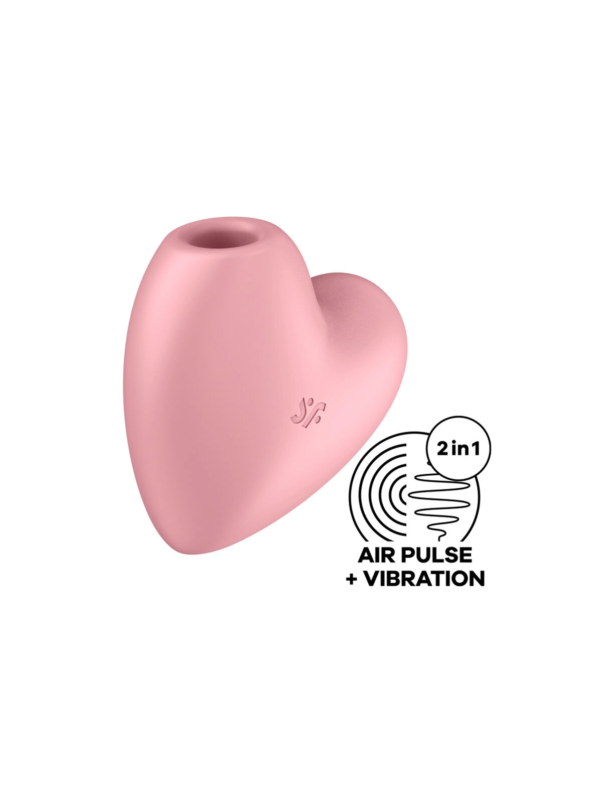 Cutie Herzstimulator & Vibrator - Pink von Satisfyer Air Pulse