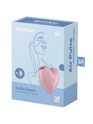 Cutie Herzstimulator & Vibrator - Pink von Satisfyer Air Pulse