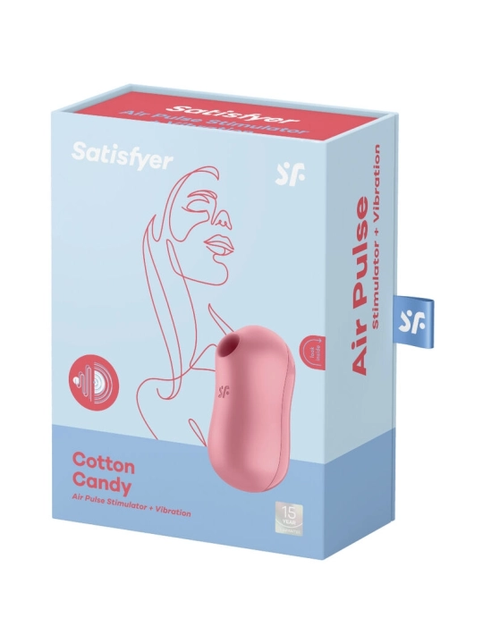 Cotton Candy Air Pulse Stimulator & Vibrator Rosa von Satisfyer Air Pulse