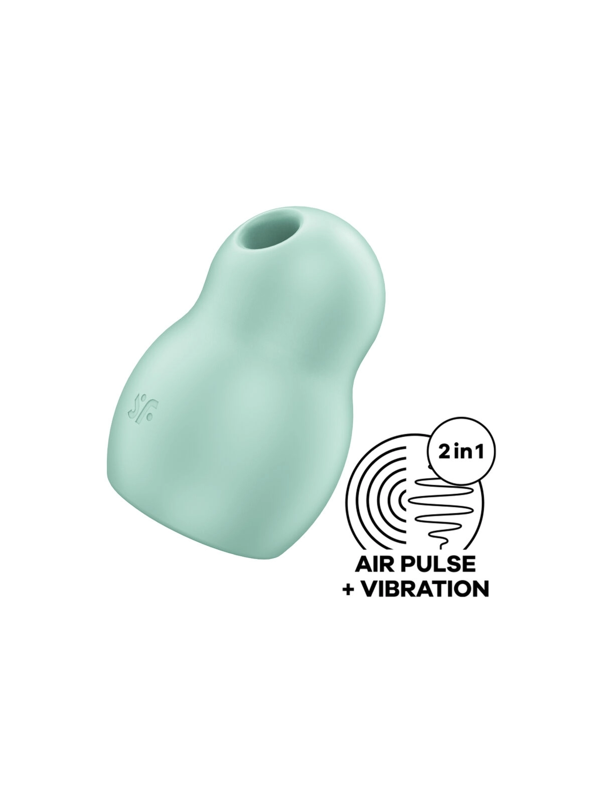 Pro To Go 1 Doppelter Luftpulsstimulator & Vibrator Grün von Satisfyer Air Pulse