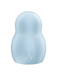 Pro To Go 1 Doppelter Luftpulsstimulator & Vibrator Blau von Satisfyer Air Pulse