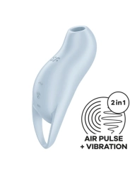 Pocket Pro 1 Klitoris-Stimulator Hellblau von Satisfyer Air Pulse